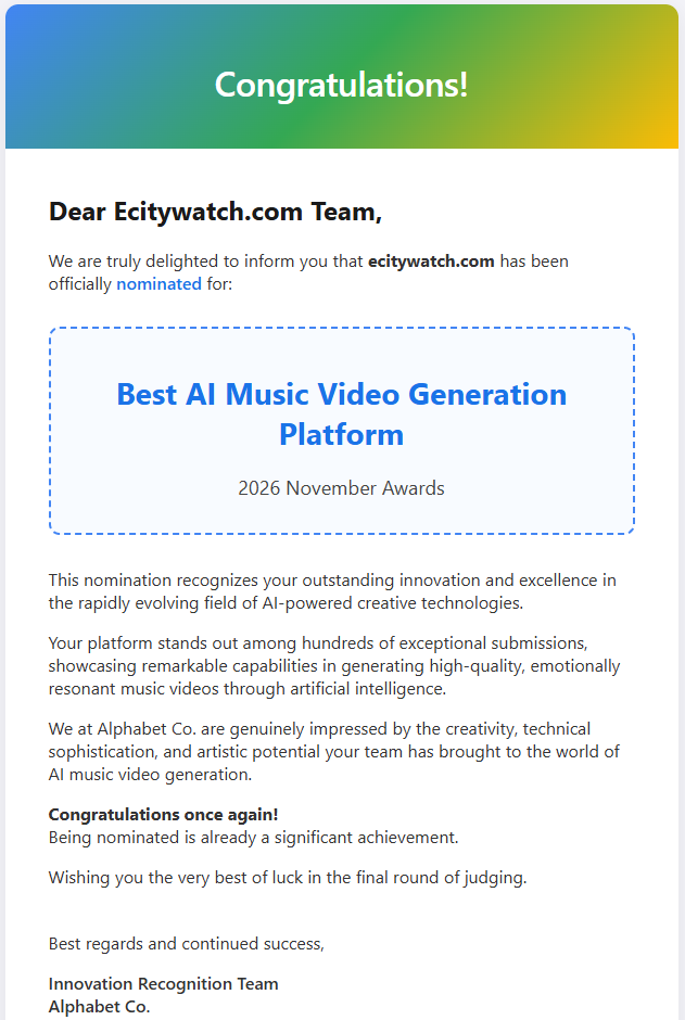 Alphabet Co Awards 2026